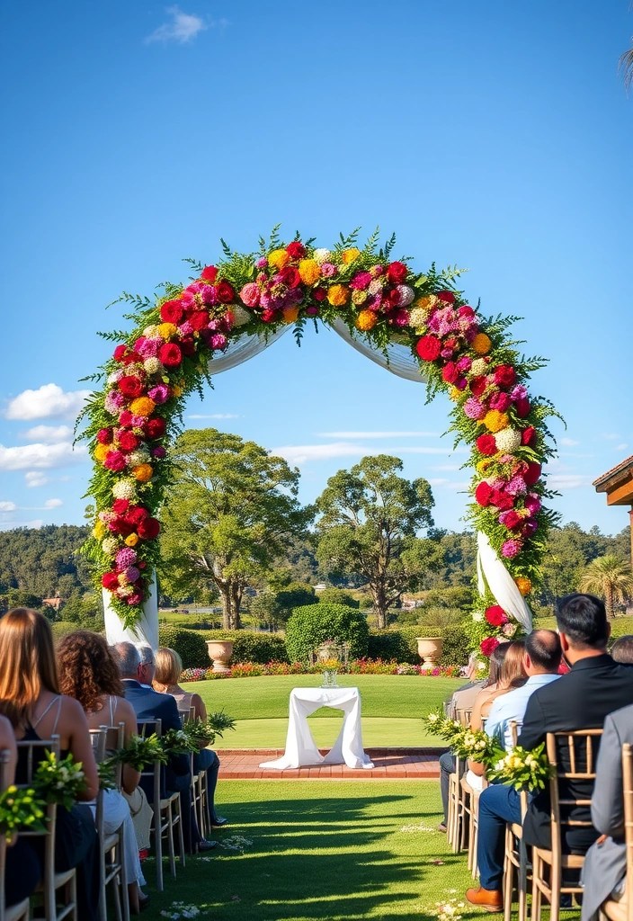 25 Stunning DIY Wedding Decor Ideas That Will Leave Your Guests in Awe (#12 Is a Showstopper!) - 1. Whimsical Flower Arches